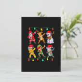 Weihnachtskids Jungs Männer trocken Santa Elf Dei  Einladung (Stehend Vorderseite)