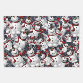 Weihnachtskids-Sammlung Geschenkpapier Set (Vorderseite)