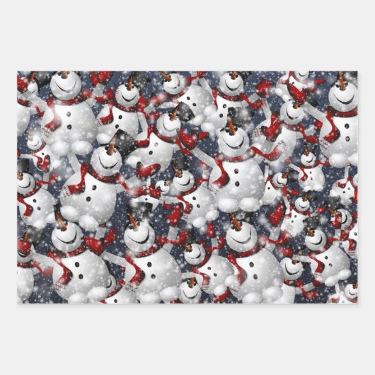 Weihnachtskids-Sammlung Geschenkpapier Set (Vorderseite)