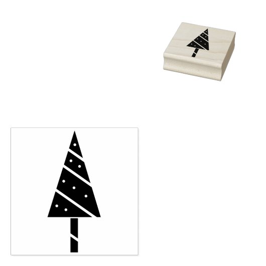 Weihnachtskiefer Gummistempel (Stempel)