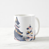 Weihnachtskiefer Kaffeetasse (VorderseiteRechts)