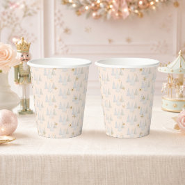 Weihnachtskiefer Winter Wonderland Pappbecher