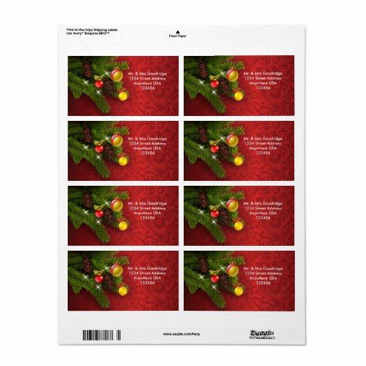 Weihnachtskiefer, Zapfen und Bausteine (Vorne)