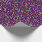 Weihnachtskiefern: Festlich nahtlos Geschenkpapier (Ecke)