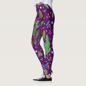 Weihnachtskiefern: Festlich nahtlos Leggings (Links)