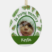 Weihnachtskiefern-kundenspezifisches Keramikornament (Rechts)
