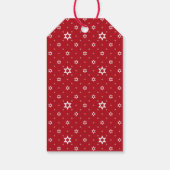 Weihnachtskiefern und Kiefernkiefern mit Reh Geschenkanhänger (Rückseite)