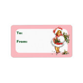 Weihnachtskind Adressaufkleber (Vorne)