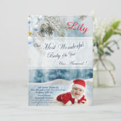 Weihnachtskind Ankündigung (Stehend Vorderseite)