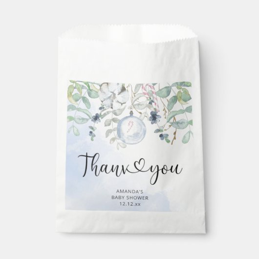 Weihnachtskind draußen ist kalt geschenktütchen (Vorderseite)