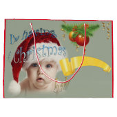 Weihnachtskind Große Geschenktüte (Rückseite)