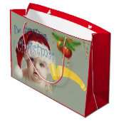 Weihnachtskind Große Geschenktüte (Rückseite Schrägansicht)