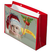 Weihnachtskind Große Geschenktüte (Vorderseite Schrägansicht)