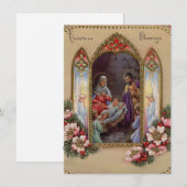 Weihnachtskind Jesus Feiertagskarte (Vorne/Hinten)