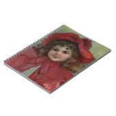 Weihnachtskind Viktorianisches Kleid Notizblock (Linke Seite)