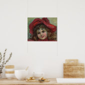 Weihnachtskind Viktorianisches Kleid Poster (Küche)