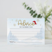 Weihnachtskindbetreuung Einladung (Stehend Vorderseite)