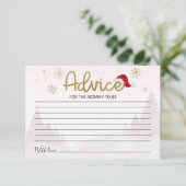 Weihnachtskindbetreuung Einladung (Stehend Vorderseite)