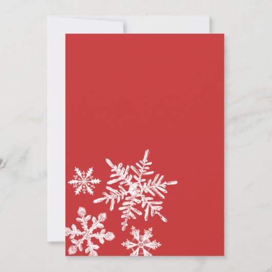 Weihnachtskinddusche Einladungen (Rückseite)