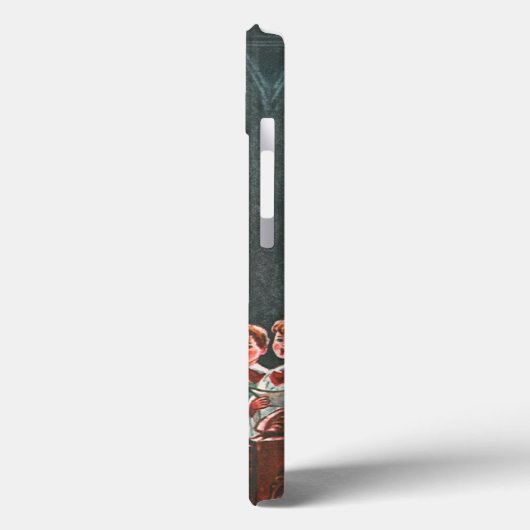 Weihnachtskinder aus dem 19. Jahrhundert Gesang in Case-Mate iPhone Hülle (Rückseite / Links)