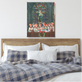 Weihnachtskinder aus dem 19. Jahrhundert Gesang in Leinwanddruck (Insitu (Schlafzimmer))