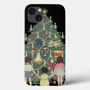 Weihnachtskinder aus dem 19. Jahrhundert rund um e Case-Mate iPhone Hülle