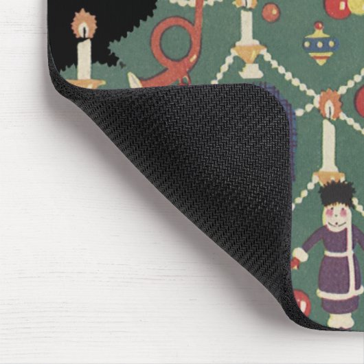 Weihnachtskinder aus dem 19. Jahrhundert rund um e Mousepad (Ecke)