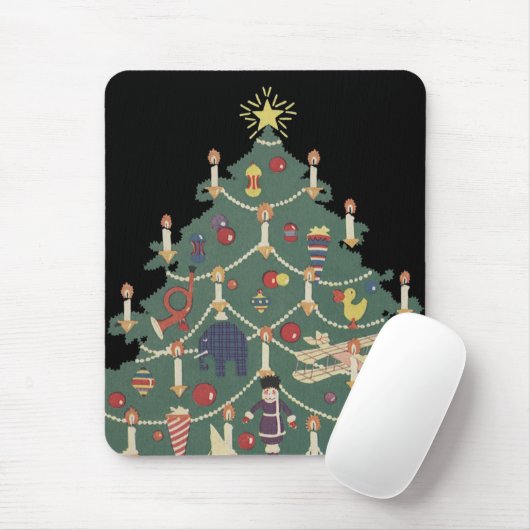 Weihnachtskinder aus dem 19. Jahrhundert rund um e Mousepad (Mit Mouse)