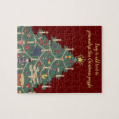 Weihnachtskinder aus dem 19. Jahrhundert rund um e Puzzle (Horizontal)