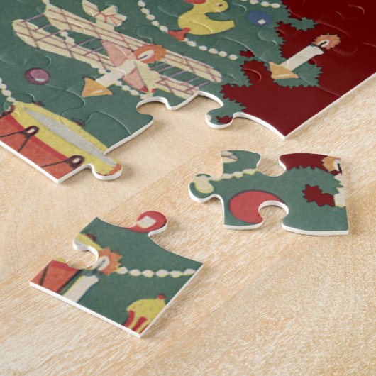 Weihnachtskinder aus dem 19. Jahrhundert rund um e Puzzle (Seite)