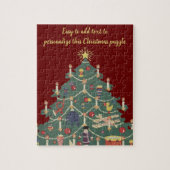 Weihnachtskinder aus dem 19. Jahrhundert rund um e Puzzle (Vertikal)