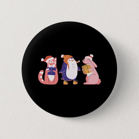 Weihnachtskinder Button (Vorderseite)