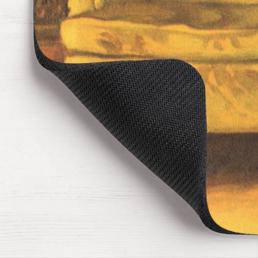 Weihnachtskinder für den Weihnachtsmann Gewartet Mousepad (Ecke)