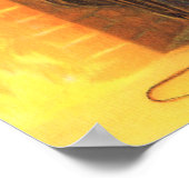 Weihnachtskinder für den Weihnachtsmann Gewartet Poster (Ecke)