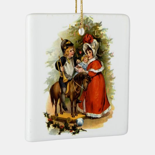 Weihnachtskinder Keramikornament (Rechts)