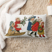 Weihnachtskinder Lendenkissen (Decke)