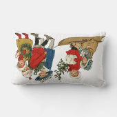 Weihnachtskinder Lendenkissen (Rückseite)