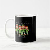 Weihnachtskinder mit meinen Elfen Spaß Jungs Kinde Kaffeetasse (Links)