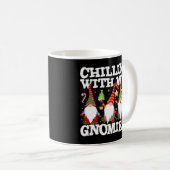 Weihnachtskinder' mit meinen Gnomen Buffalo Karier Kaffeetasse (VorderseiteRechts)