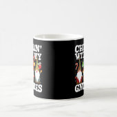 Weihnachtskinder' mit meinen Gnomen Buffalo Karier Kaffeetasse (Mittel)
