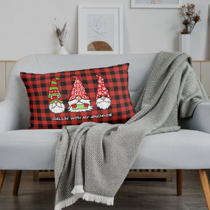 Weihnachtskinder' mit meinen Gnomen-Kissen Lendenkissen