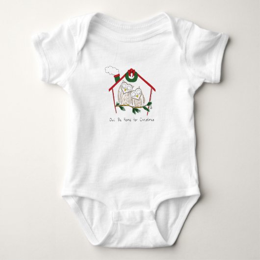 Weihnachtskinder Niedlich Baby Strampler (Vorderseite)