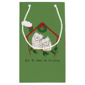 Weihnachtskinder Niedlich Kleine Geschenktüte (Rückseite)