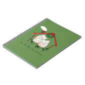 Weihnachtskinder Niedlich Notizblock (Linke Seite)