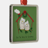 Weihnachtskinder Niedlich Ornament Aus Metall (Rechts)