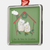 Weihnachtskinder Niedlich Ornament Aus Metall (Links)