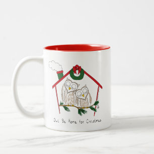 Weihnachtskinder Niedlich Zweifarbige Tasse