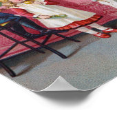 Weihnachtskinder - Party - Vintage Poster (Ecke)