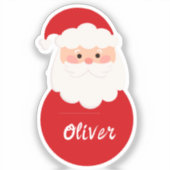 Weihnachtskinder personalisiert aufkleber (Vorderseite)