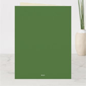 Weihnachtskinder spielen Kieferknochen Karte (Rückseite)